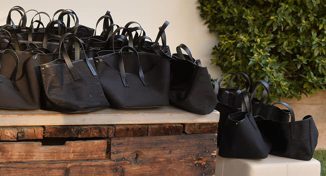 Le shopping bag Schmid all'evento Mipel