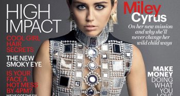 Miley Cyrus on Marie Claire's cover